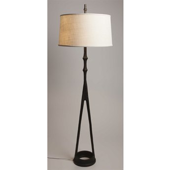 Global Views Compass Antique Bronze Floor Lamp