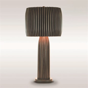 Global Views Crimp Bronze Buffet Lamp