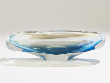 Global Views Blue Gelp Decorative Bowl