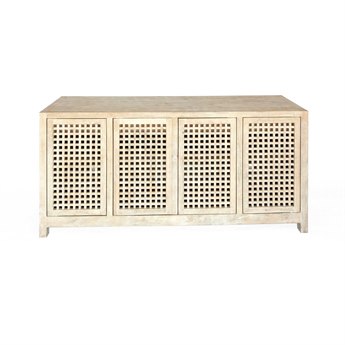 Global Views Driftwood 71" Mango Wood Sideboard