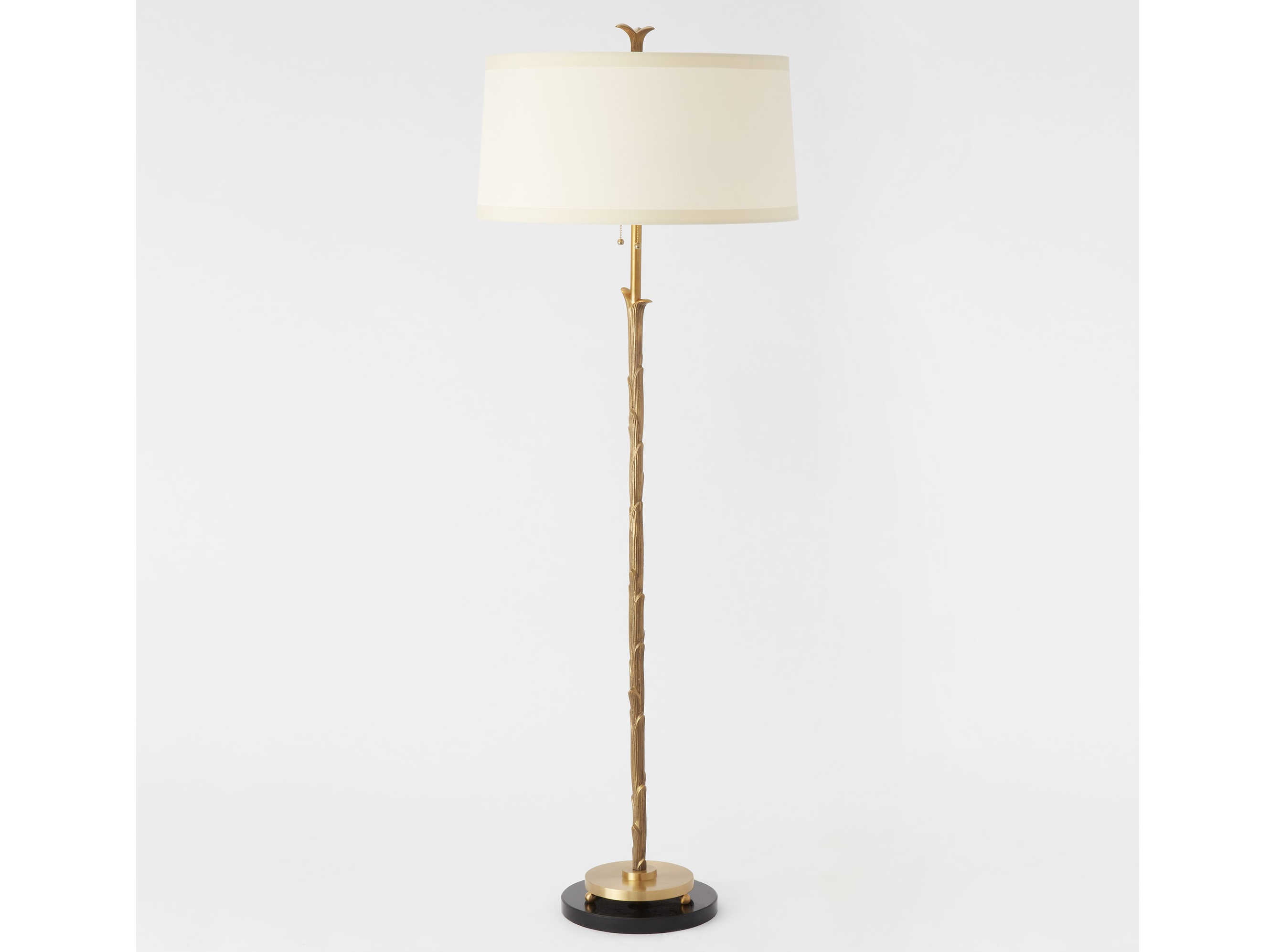 Global Views Antique Brass 2-light Floor Lamp | GV991127