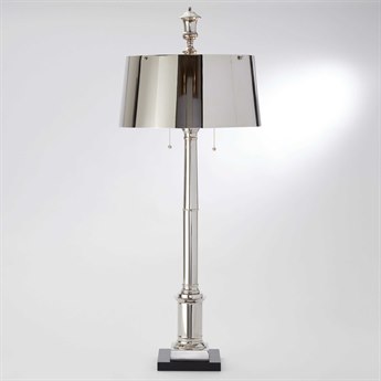 Global Views Nickel Floor Lamp
