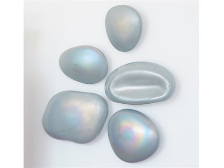 Global Views Sapphire Glass Wall Art Set of 5