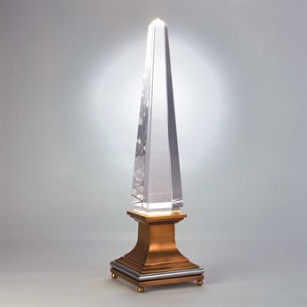 Global Views Illuminated Brass Buffet Lamp