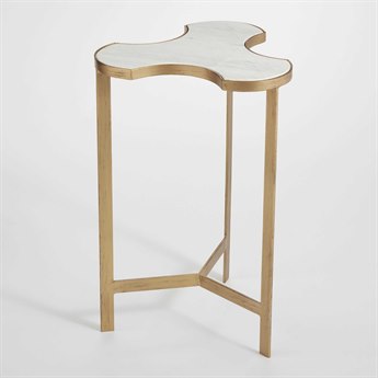 Global Views Link Marble End Table