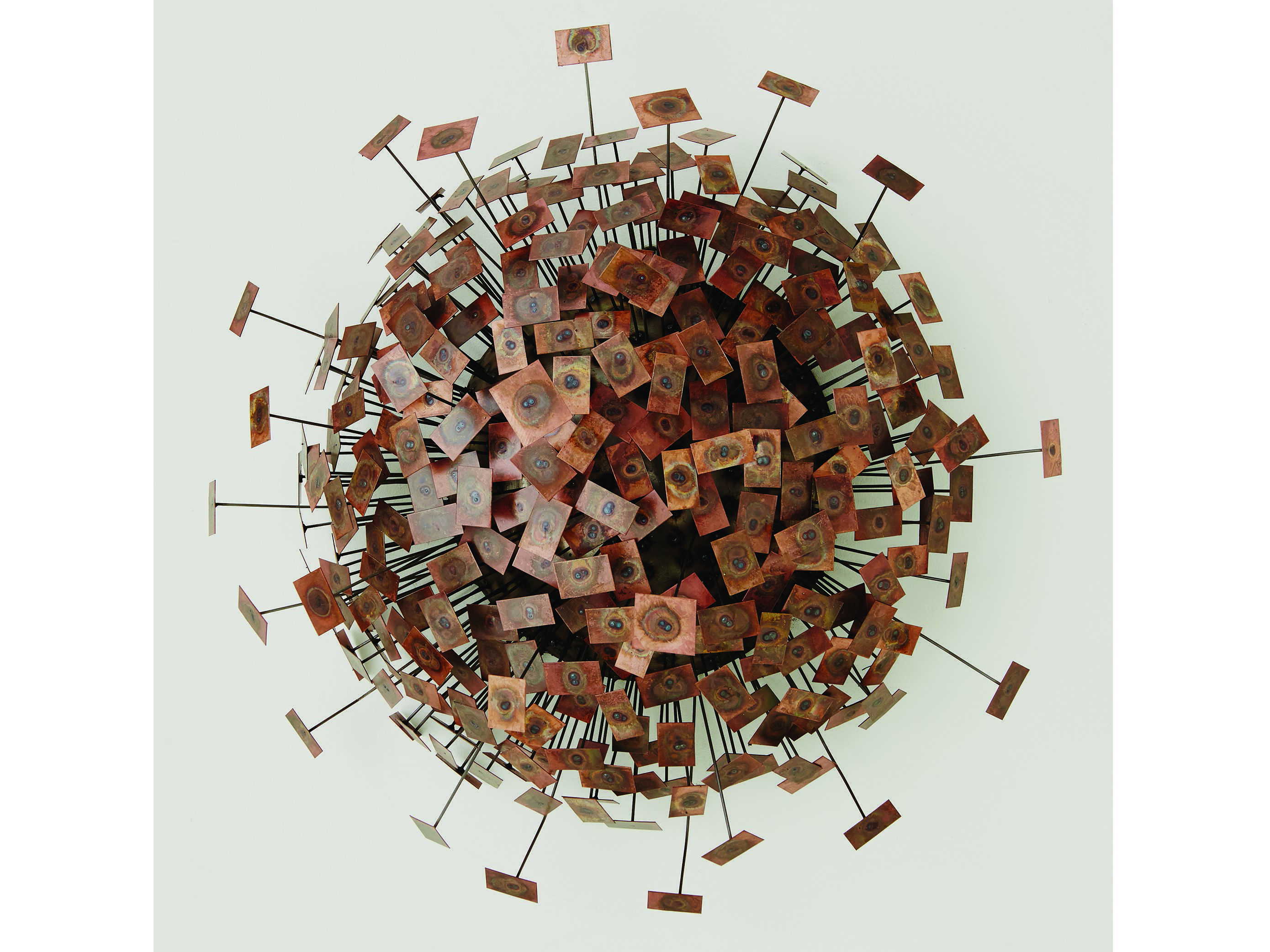 Global Views Square Burst Metal Wall Art Gv882466