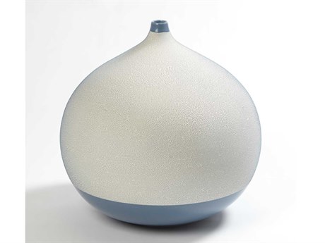 Global Views Pixelated Blue Large Vase