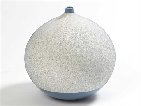 Global Views Pixelated Blue Vase
