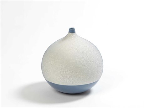 Global Views Pixelated Blue Small Vase