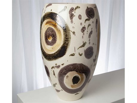 Global Views Spots Earthtone Vase