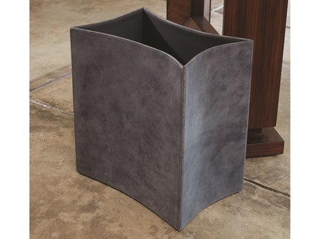Global Views Blue Wash Wastebasket