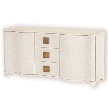 Global Views Toile 66" Oak Wood Credenza Sideboard