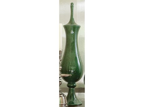 Global Views Large Emerald Tower Jar