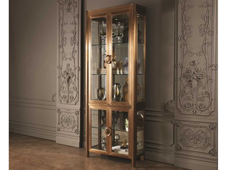 Global Views Poplar Wood Display Cabinet