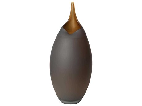 Global Views Frosted Grey Large Vase