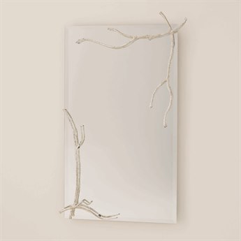 Global Views Silver Leaf Wall Mirror
