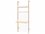 Gus* Modern Branch 33" Ash Black Blonde Beige Wood Leaning Ladder Desk  GUMKSDSBRA1BUBBAS