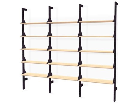 Gus* Modern Branch Ash Black Blonde Bookcase