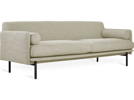 Gus* Modern Foundry Andorra Almond Beige Upholstered Sofa