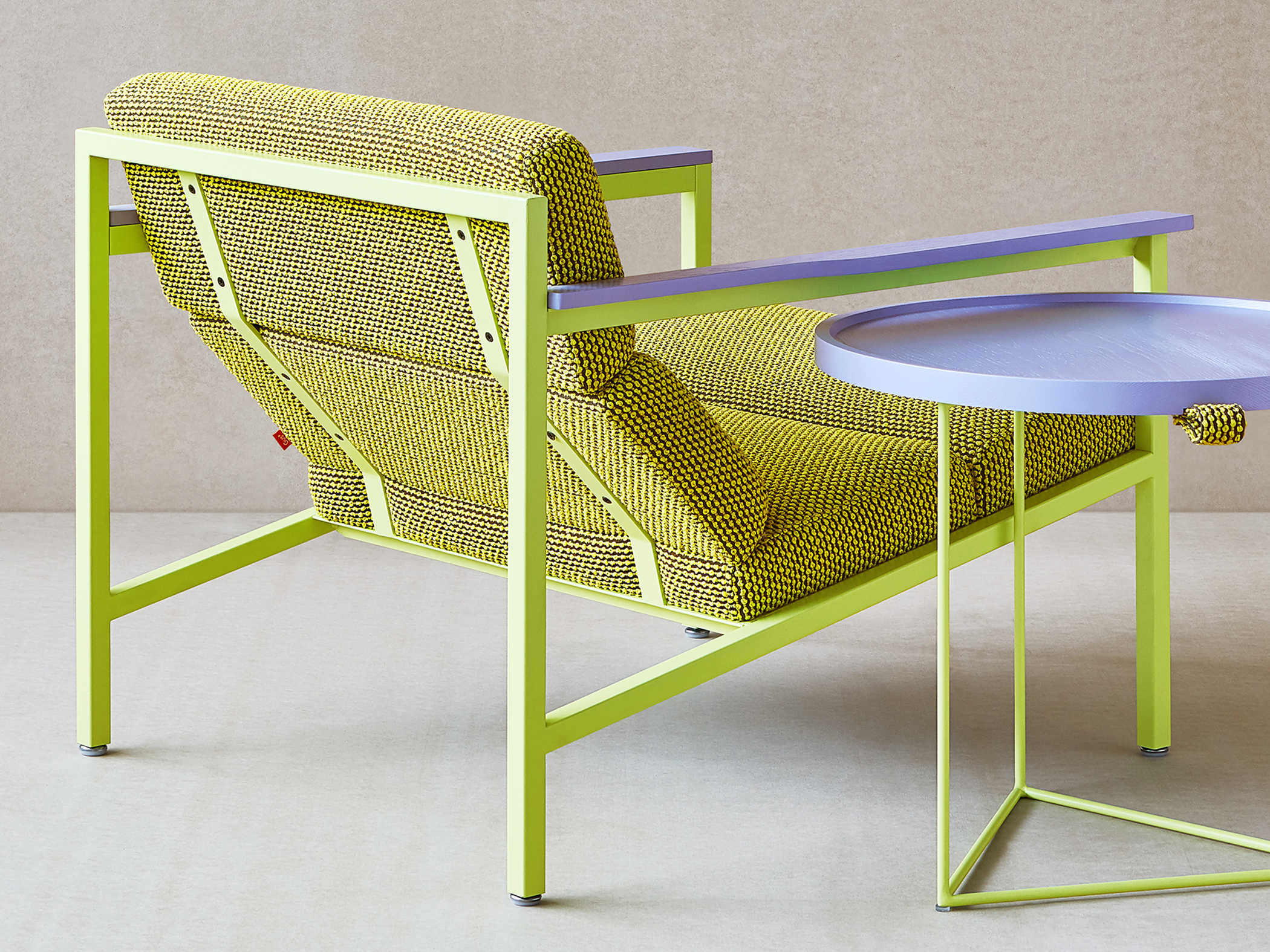 Gus* Modern Halifax Violet Pop Chatoyant Accent Chair GUMECCHHALIVIOCHAGP