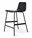 Gus* Modern Lecture Walnut / Black Side Counter Height Stool  GUMECOTLECTWN
