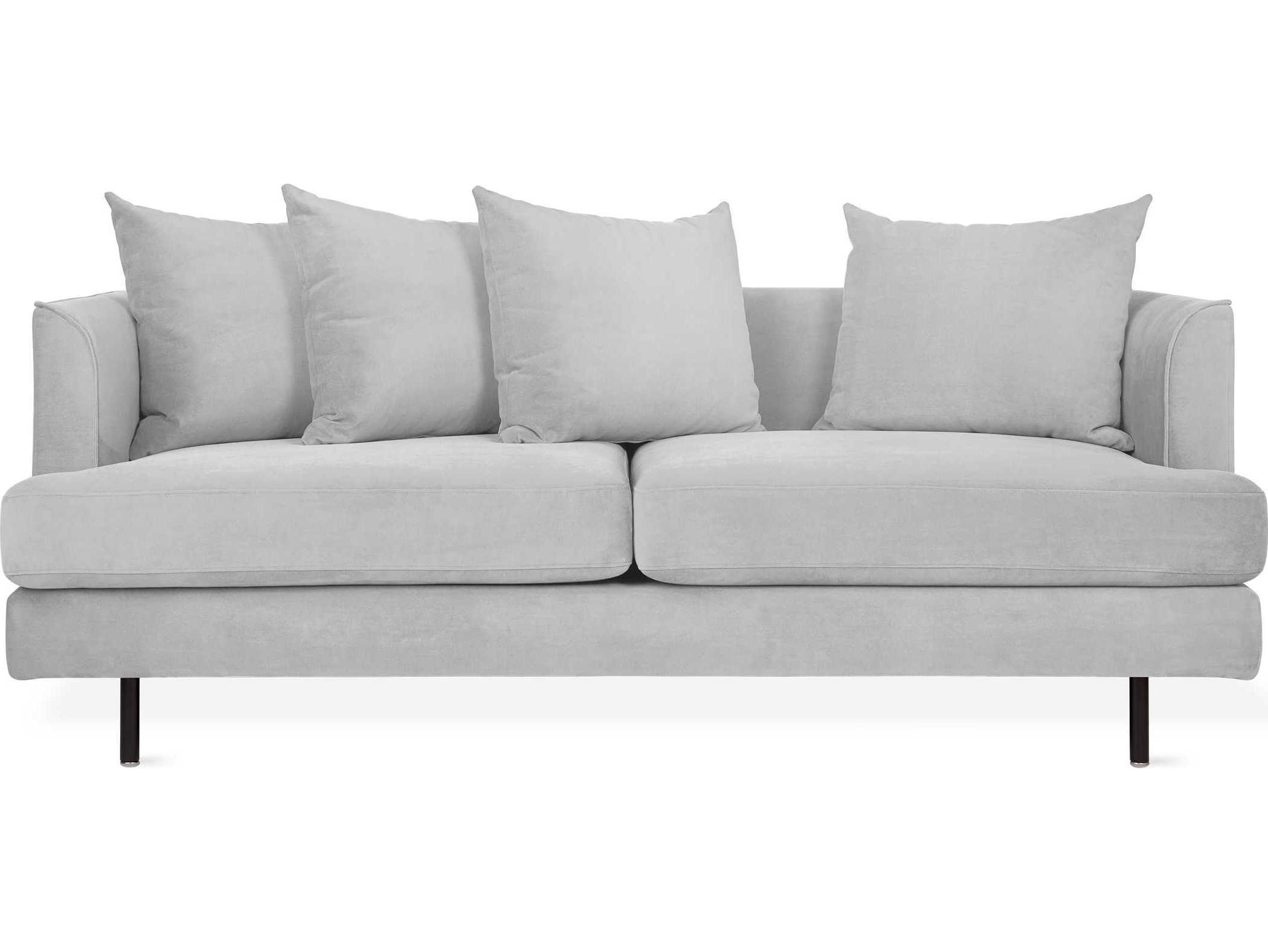 Gus* Modern Margot London Velvet Loveseat Sofa GUMECSFMARLVELLON