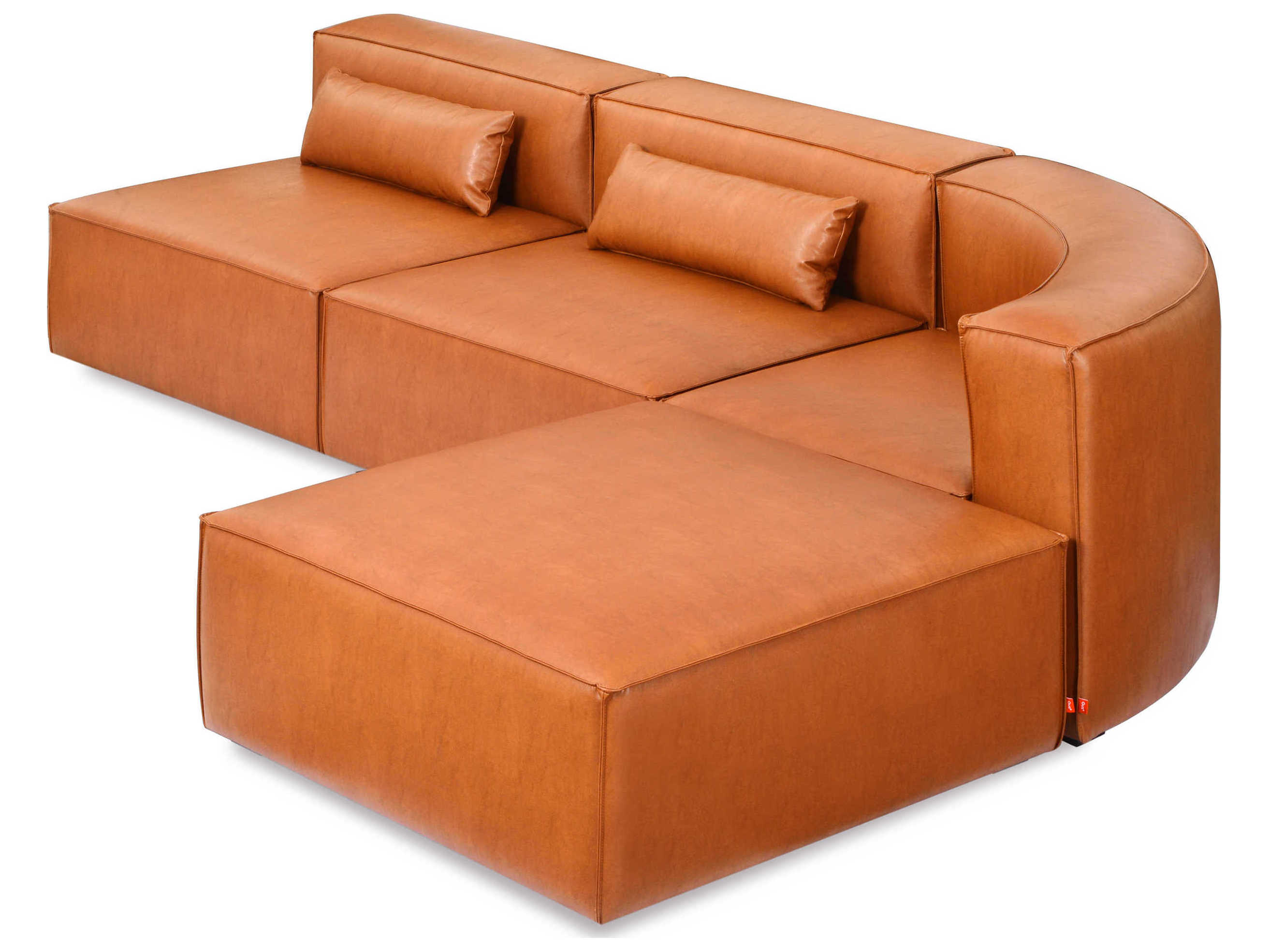vegan leather sectional sofa