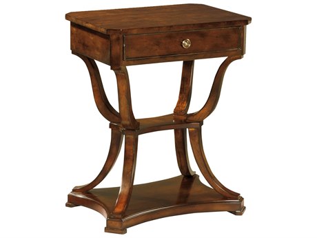 Hekman European Legacy Rectangular Wood Macadamia End Table