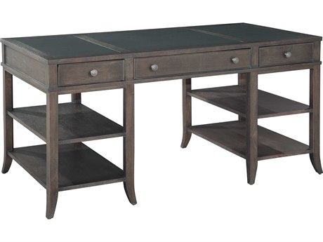 Hekman Home Office Brown Solid Wood Writing Desk
