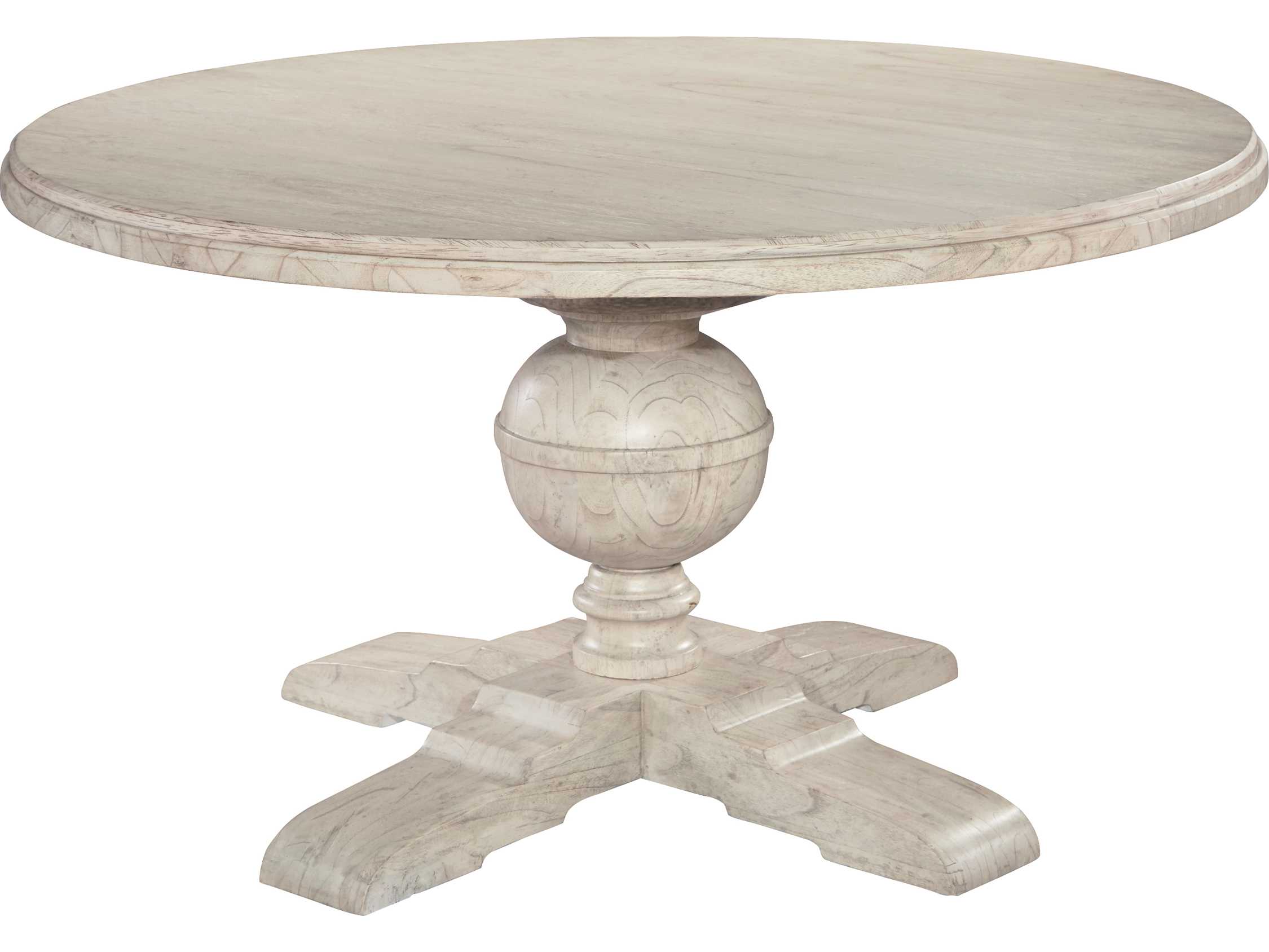 Hekman Homestead Linen 54'' Round Pedestal Dining Table | HK12221LN