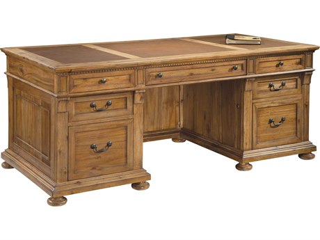 Hekman Office Express Brown Executive Desk