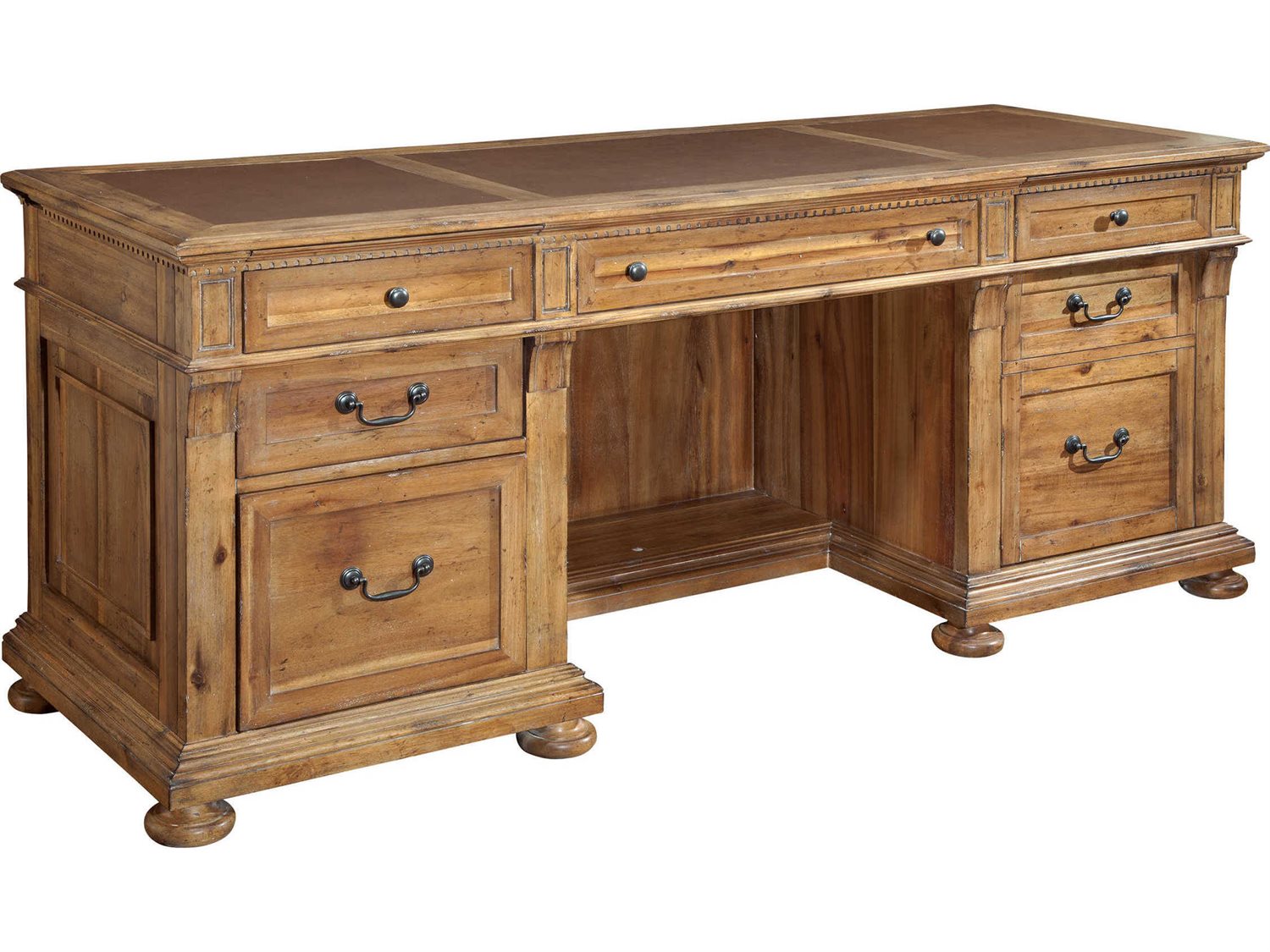 Hekman Office Express Relaxed Classic Executive Credenza Desk