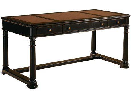 Hekman Office Louis Phillipe Black Secretary Desk