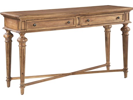 Hekman Wellington Hall Rectangular Wood Vintage Console Table
