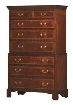 Henkel Harris Brown Cherry Wood Accent Chest