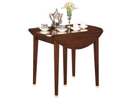 Henkel Harris Round Wood End Table