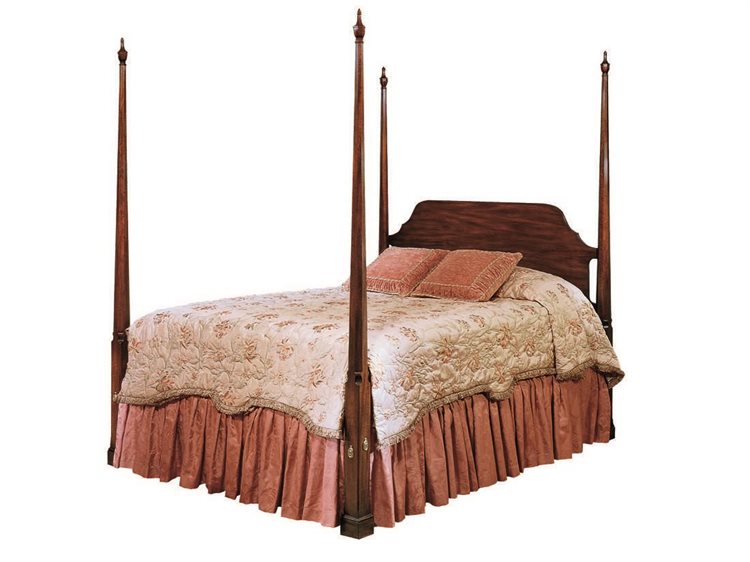 Henkel Harris Queen Pencil Post Bed Hh16350 Henkel Harris Queen Pencil Post Bed 163 5 0