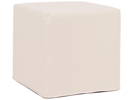 Howard Elliott Outdoor Patio Seascape Sand Fabric Cushion Ottoman
