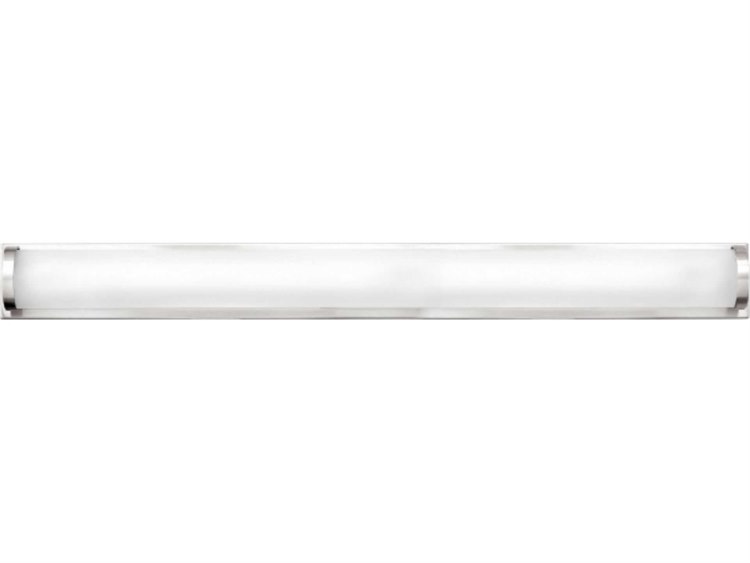 Hinkley Acclaim 29" Wide Polished Nickel Glass LED Vanity Light