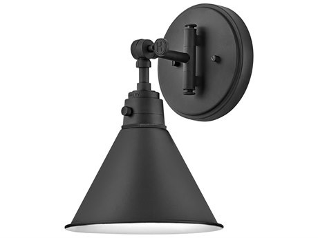 Hinkley Arti 1-Light Black Wall Sconce