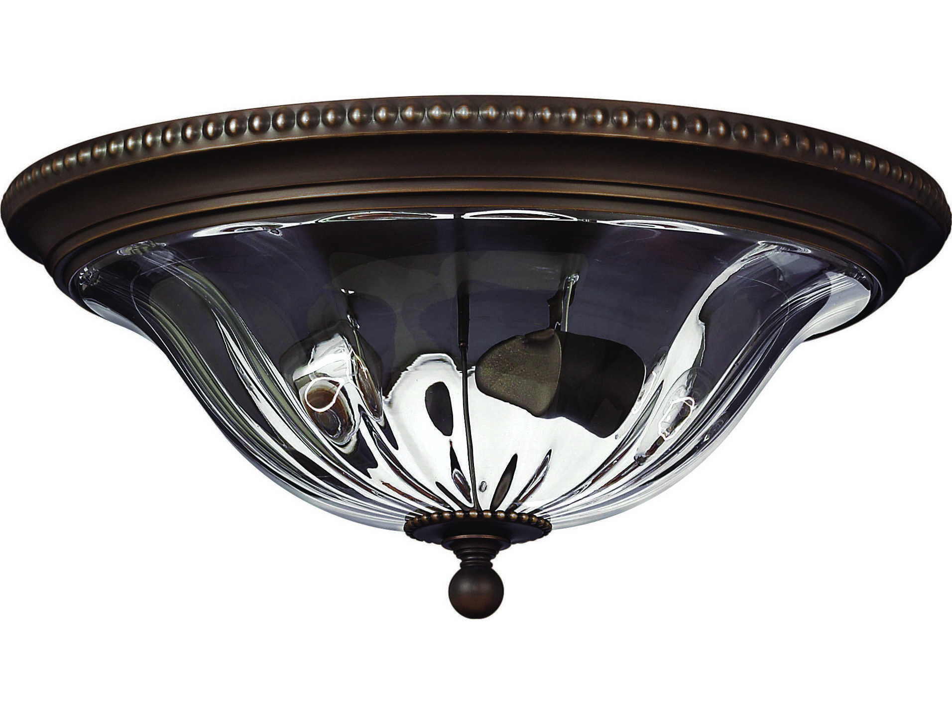 Hinkley Lighting Cambridge Olde Bronze TwoLight Flush Mount Light