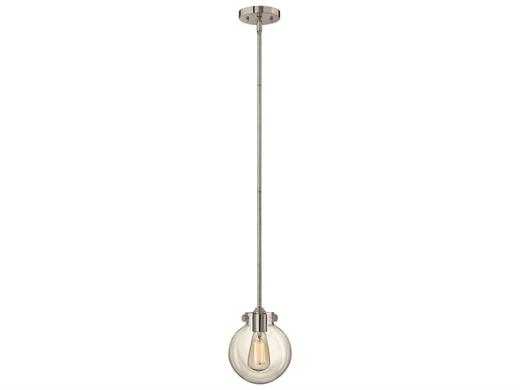 Hinkley Congress 1-Light Chrome Glass Globe Mini Pendant