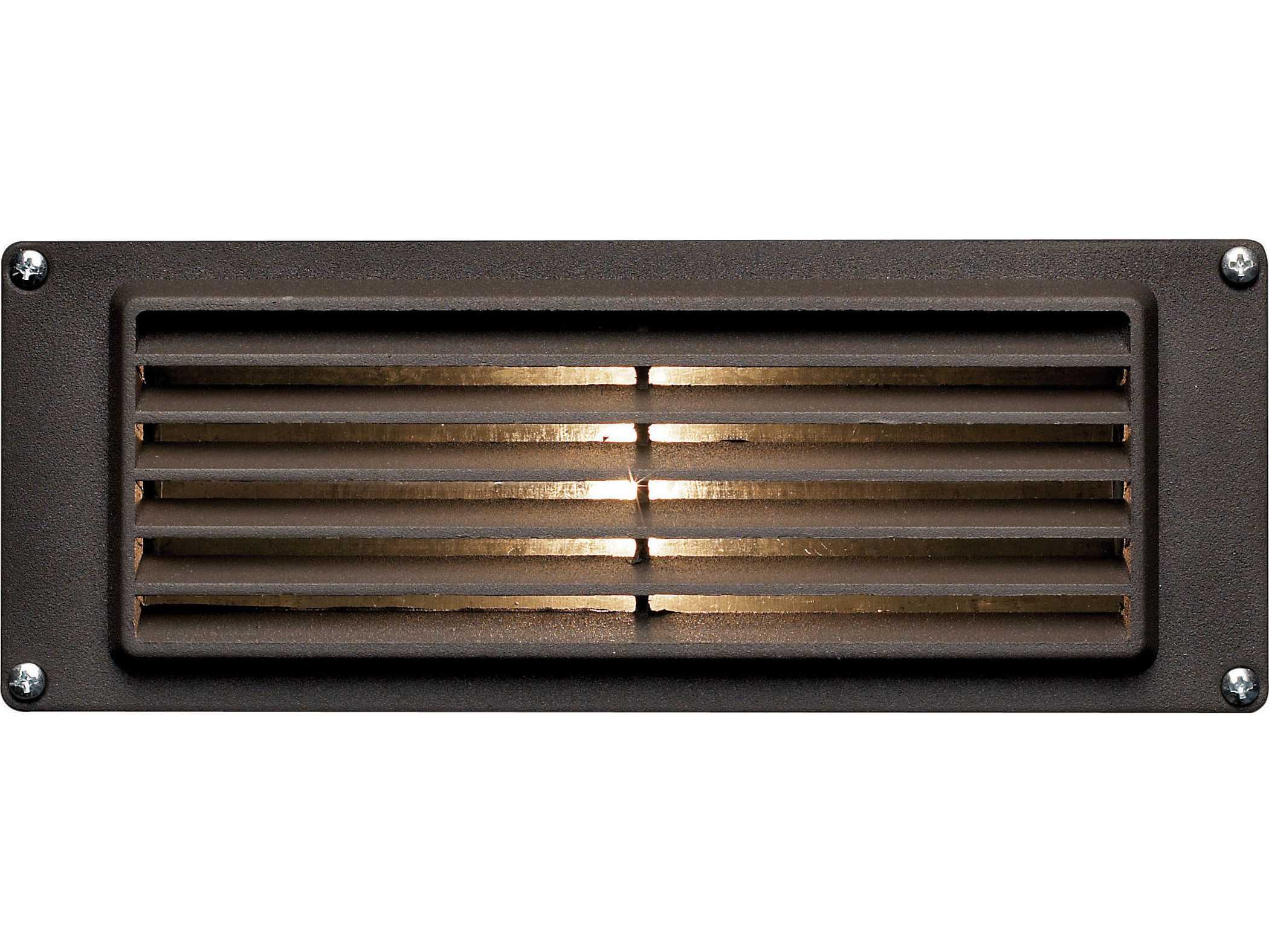 Hinkley Lighting Deck Louvered Bronze LED Outdoor Wall Light HY1594BZLED