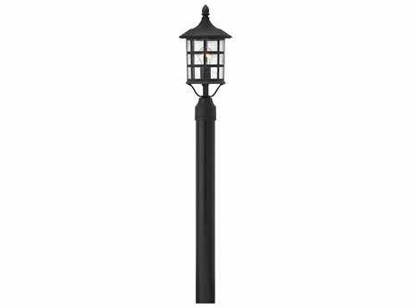 Hinkley Lighting Freeport Black 8'' Wide Outdoor Flushmount Light