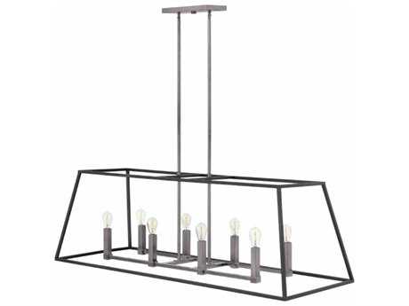 Hinkley Fulton Aged Zinc Black Island Pendant