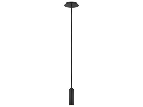 Hinkley Dax 1-Light Black LED Cylinder Mini Pendant