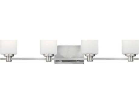 Hinkley Karlie Brushed Nickel Glass Vanity Light