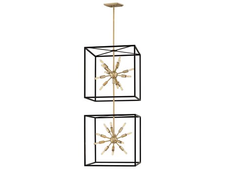Hinkley Lisa Mcdennon 24-Light Black Brass Candelabra Tiered Chandelier