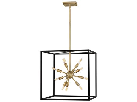 Hinkley Lisa Mcdennon 12-Light Black Brass Pendant