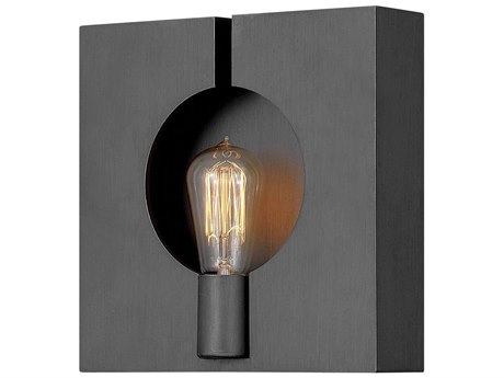 Hinkley Lisa Mcdennon 1-Light Brushed Graphite Gray Wall Sconce